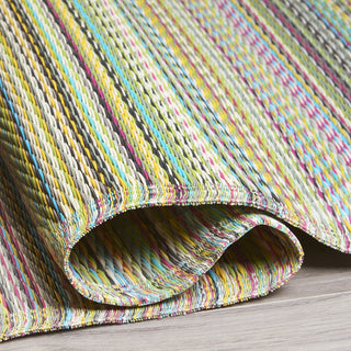 Cancun Striped Reversible Outdoor Patio Rug