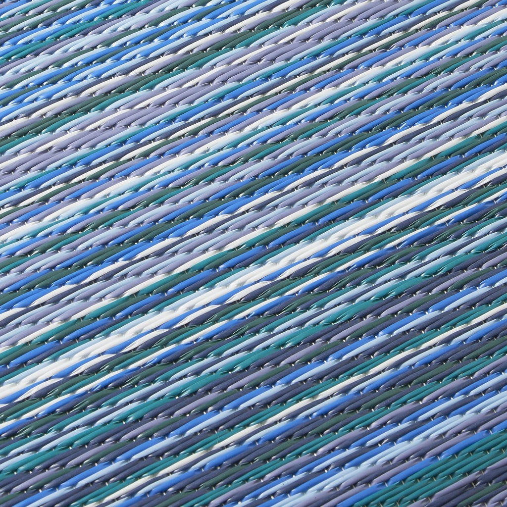 Cancun Striped Reversible Outdoor Patio Rug