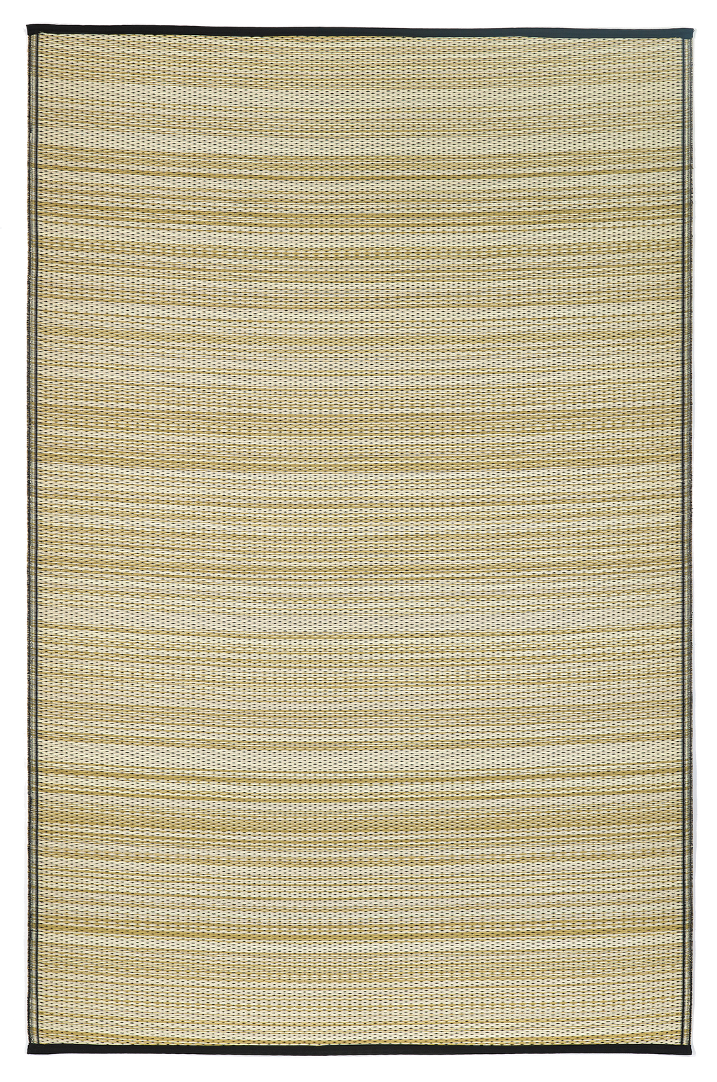 Cancun Shadow Sand & Black Reversible Outdoor Patio Rug
