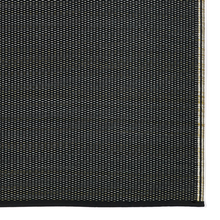 Cancun Shadow Sand & Black Reversible Outdoor Patio Rug