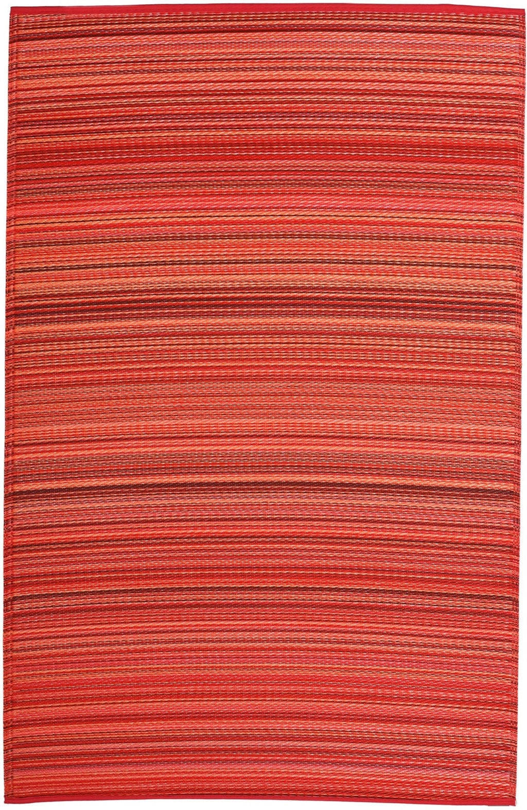 Cancun Striped Reversible Outdoor Patio Rug
