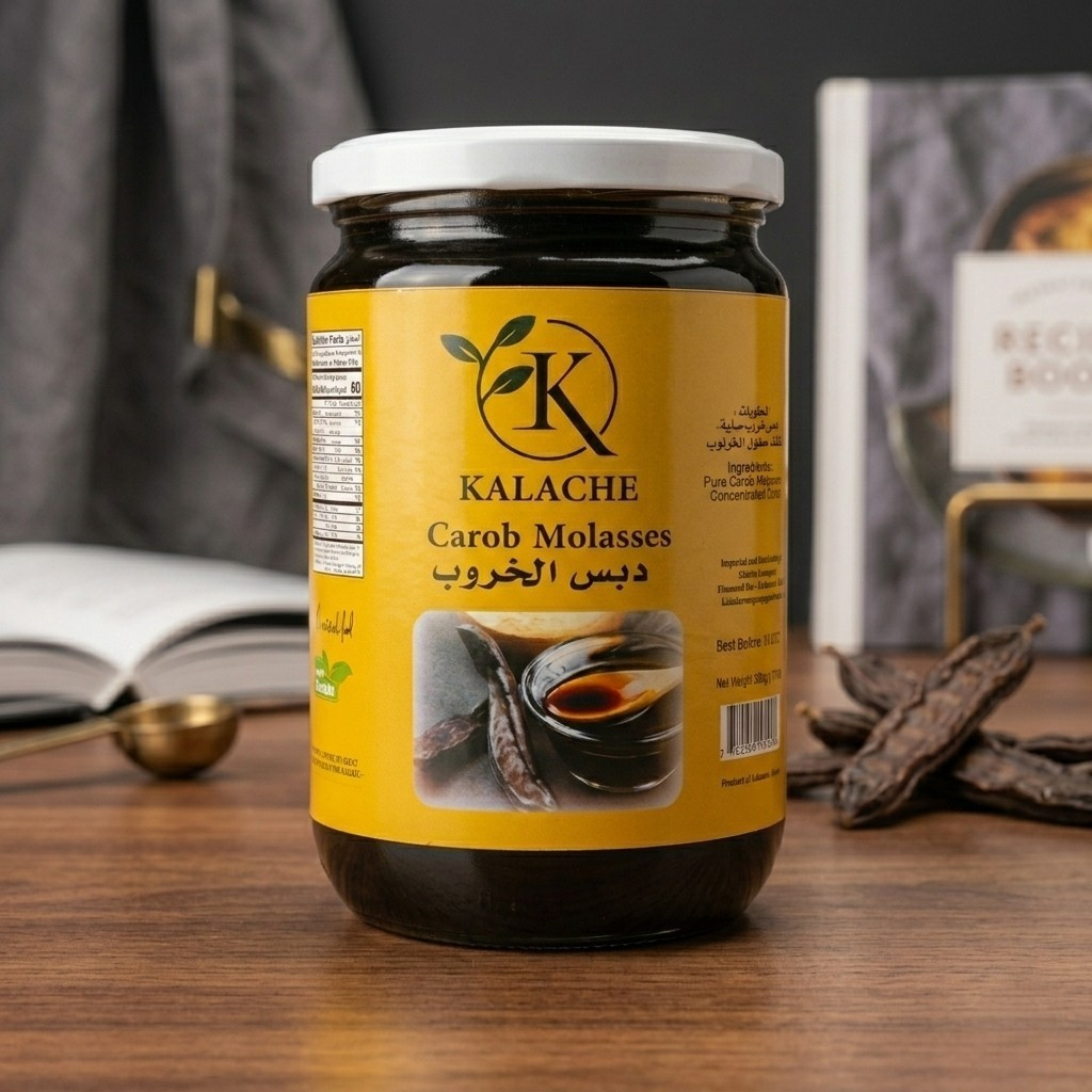 Premium Carob Molasses – Mediterranean Carob Syrup 21.16 oz (600 g)