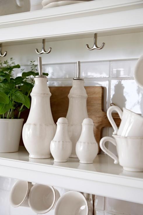 COSTA NOVA – Casafina Impressions Salt & Pepper Set 2 oz., White – Ceramic Table Set