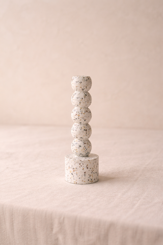 Centro Terrazzo Taper Candle Holder