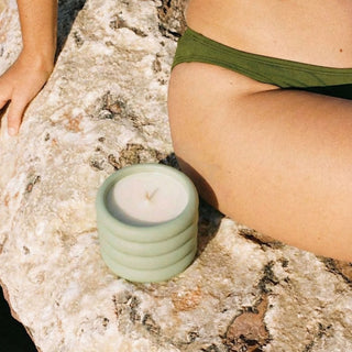 Vegan Soy Wax Candle in Reusable Ceramic Vessel