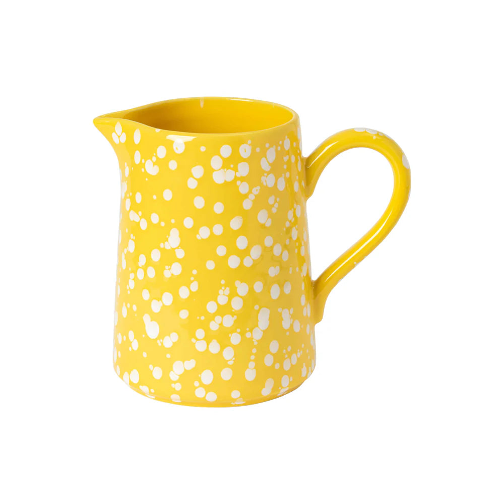 Costa Nova Rafaela Stoneware Pitcher Chamomile/ Sage Green Handmade