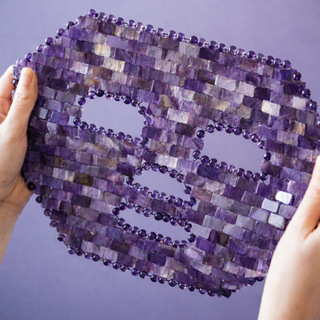 Amethyst Crystal Face Mask – Luxury Cooling Spa & Skincare Ritual