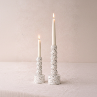 Centro Terrazzo Taper Candle Holder