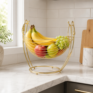 Gold Wire Decorative Basket, 13