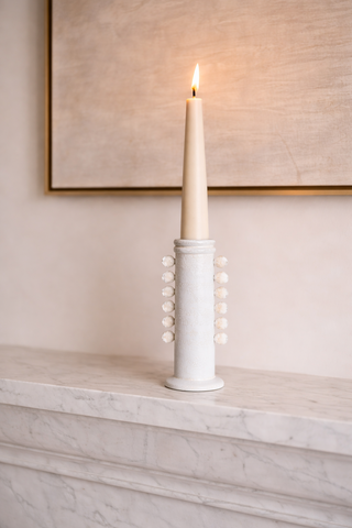 Celia Handcrafted Terracotta Taper Candle Holder