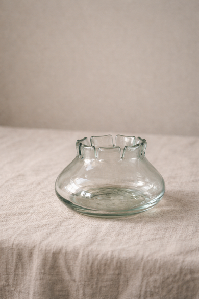 Laguna Cristal Recycled Glass Bud Vase