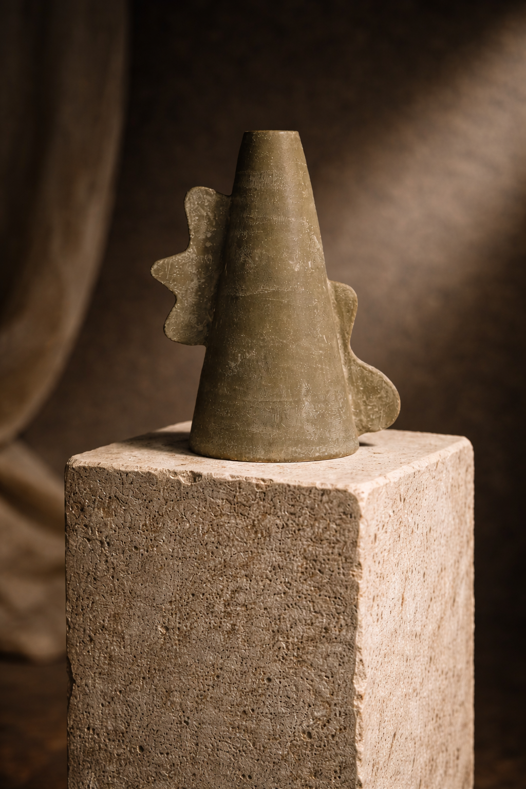 Livia Handcrafted Terracotta Decorative Vessel