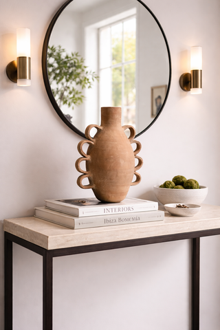 Erna Handcrafted Terracotta Decorative Vessel