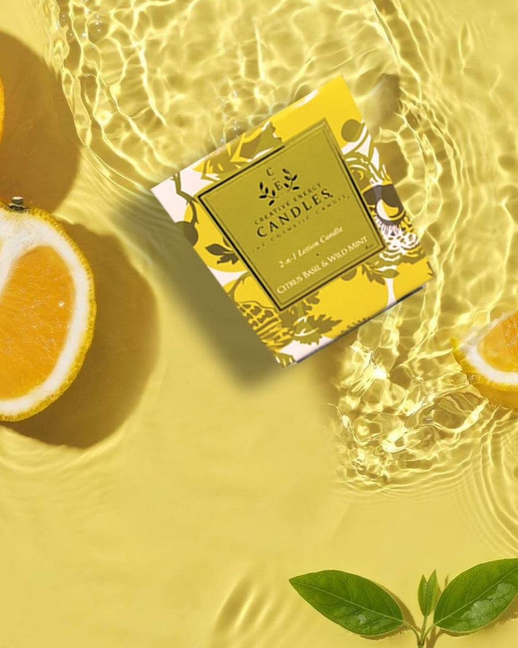 Citrus Basil & Wild Mint Soy Lotion Candle