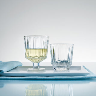 Elegant City Glass Tumblers – Set of 6
