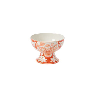 Classic Meets Contemporary: Elodie Vase in Coral Floral Chinoiserie