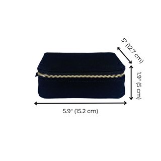 Large Cosmetics/Trinket Box – Black