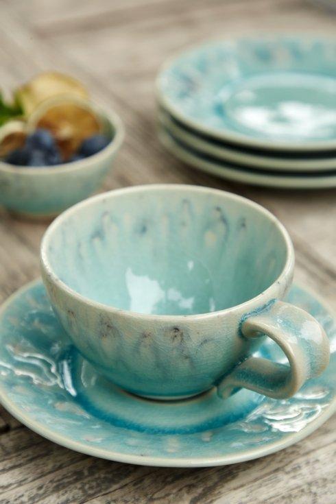 COSTA NOVA – Casafina Madeira Coffee Cup & Saucer 3 oz., Blue – Espresso Cup Set