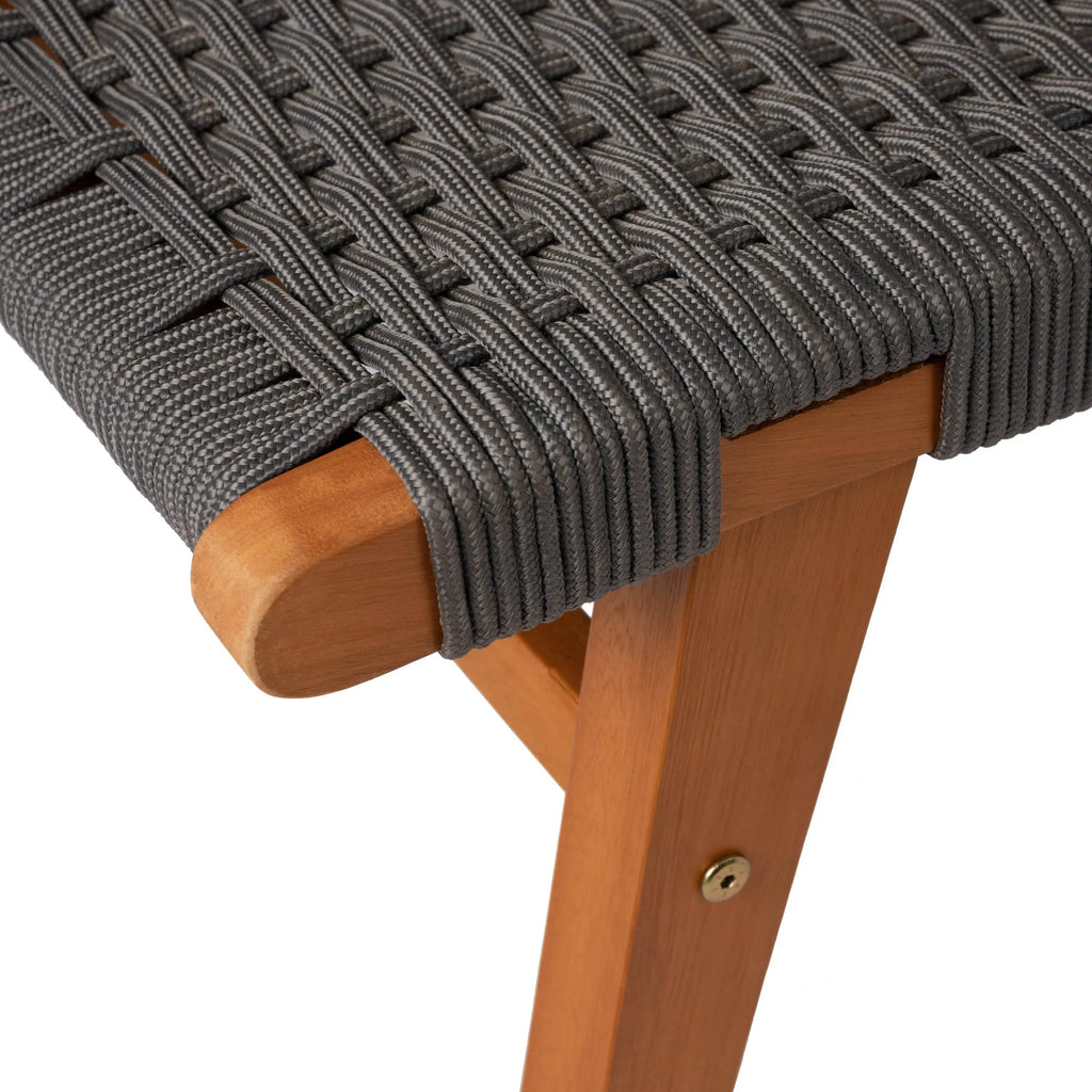 Costa Rica Outdoor Modern Lounge Chair in Eucalyptus Wood | Contemporary Patio Seating