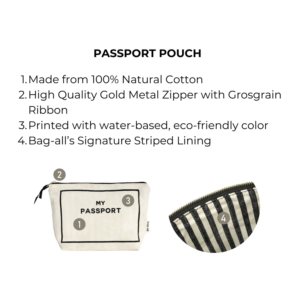 Passport Pouch – Cream