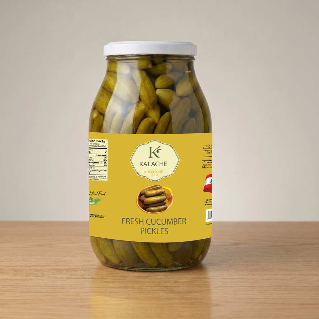 Premium Lebanese Fresh Cucumber Pickles – 6.61 lbs (3 kg)