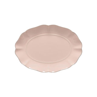COSTA NOVA – Casafina Rosa Oval Platter, White/Rose (Small/Large) – Elegant Two-Tone Serving Platter