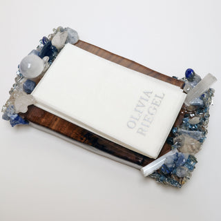 Azure Guest Towel Napkin Holder