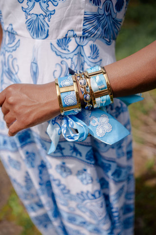 Emma Gold Chain Scarf Cuff