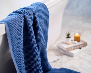 Organic Waffle Bath & Hand Towels | Soft Essentials Spa Collection
