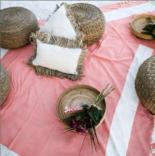 Diamond Turkish Cotton Beach Towel | Quick-Dry & Sand Resistant