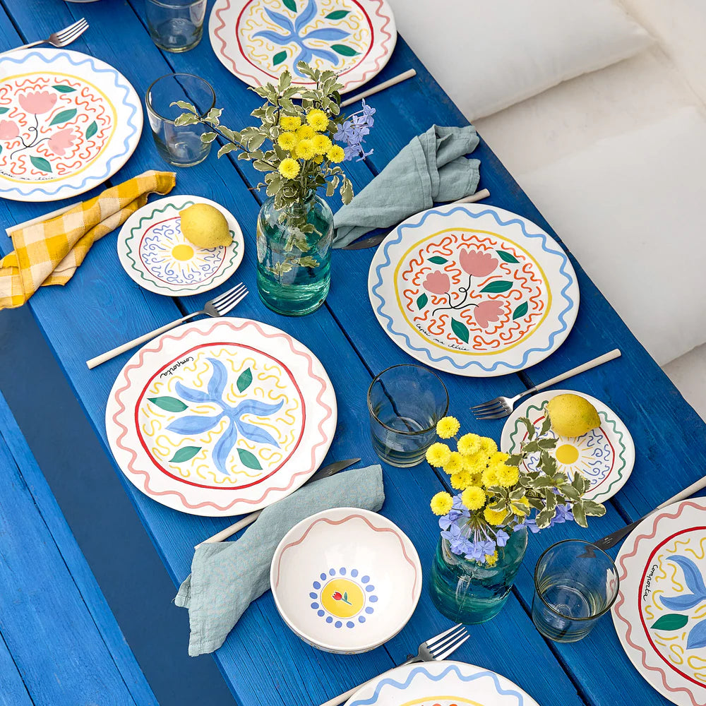 Costa Nova Summer Bliss Dinner Plate – Capri Ma Chérie & Comporta Fine Stoneware by Laetitia Rouget