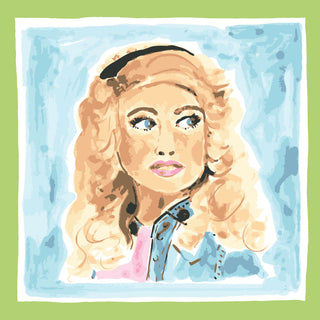 We Love Dolly Icon Coasters with Holder – Set of 4