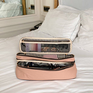 Double Hair Tools Travel Case – Pink/Blush