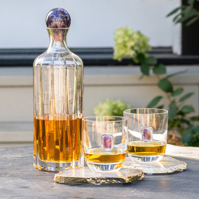 Elevo  Amethyst Liquor Decanter