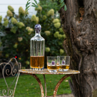 Elevo  Amethyst Liquor Decanter