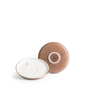 Crown - Esspresso /Turkish Coffee Cups (12-Pc)- Brown & Crown Espresso Turkish Coffee Cups 12-Pc – Brown & Gold, Premium Coffee Set