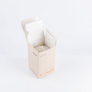 Jiwar -  Medium Candle| Golden Amber - Beige & Gold