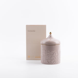 Jiwar -  Large Candle|  Jasmine Vanilla - Lavender & Gold