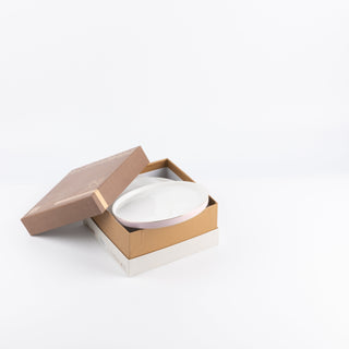 Jiwar Dessert Serving Plates Lavender & Gold | Elegant Serveware