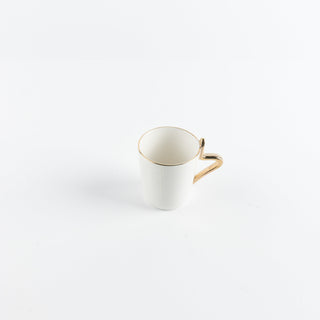 Liqa'a - Espresso/Turkish Coffee Set (12-Pc)- Olive Green  & Gold