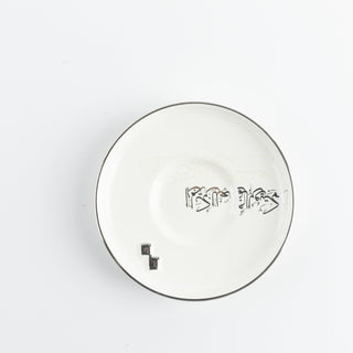 Liqa'a - Tea Set (19-Pc) - Pearl White & Silver