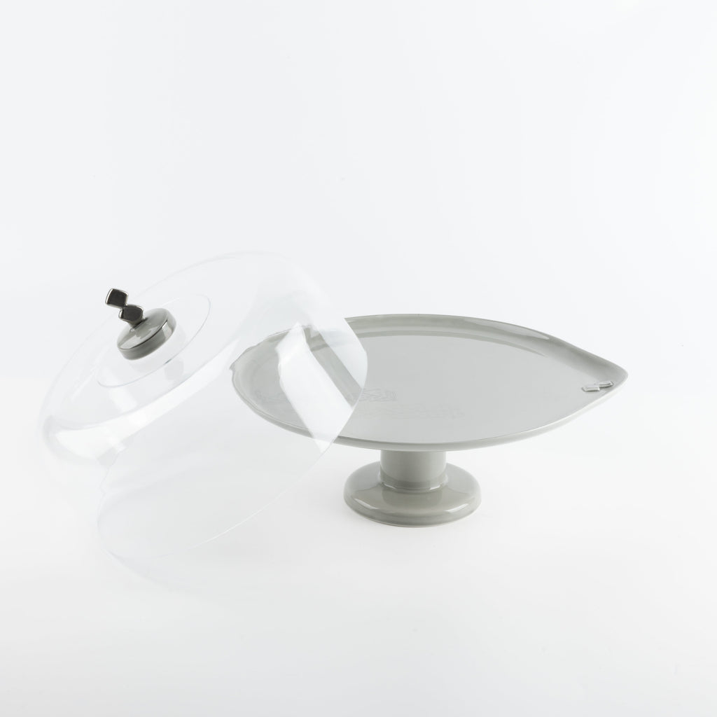 Liqa'a - Cake Set (9-Pc) - Grey & Silver