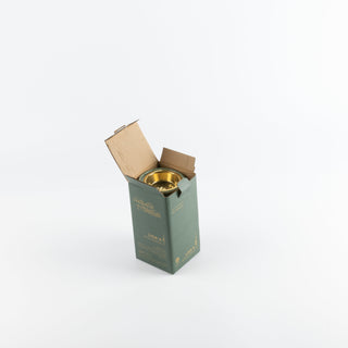 Liqa'a - Incense Burner - Olive Green  & Gold