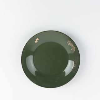 Liqa'a - Dinner Set (18-Pc) - Olive Green  & Gold