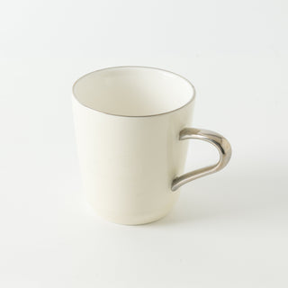 Mirral - Cappuccino Set (12-Pc) - White & Silver