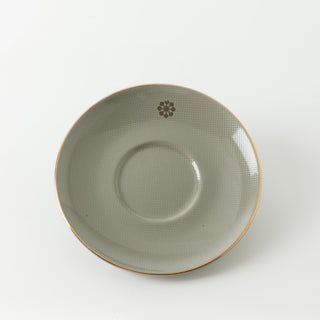 Mirral - Cappuccino Set (12-Pc) - Grey & Gold