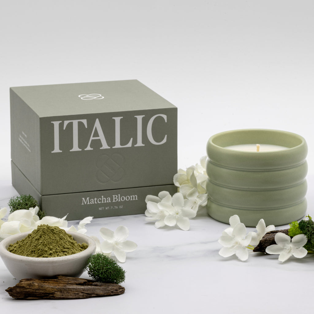 Vegan Soy Wax Candle in Reusable Ceramic Vessel
