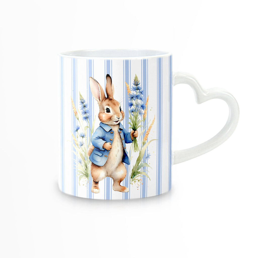 Peter Rabbit Ceramic Mug with Heart Handle