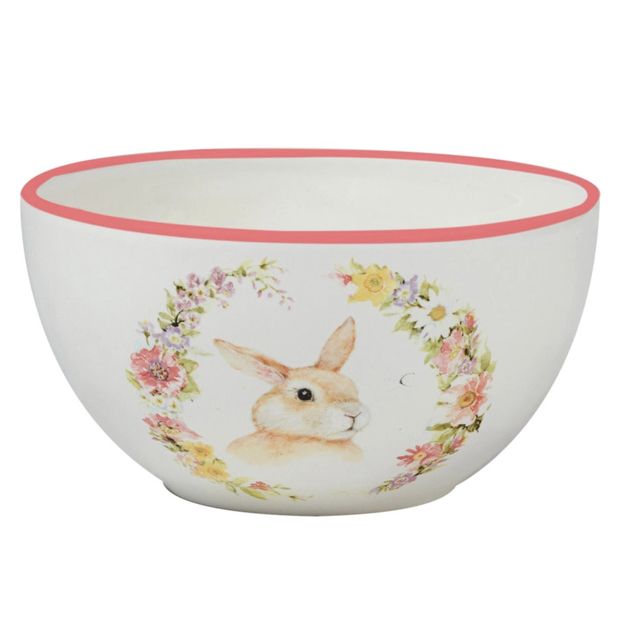 Easter Bunny Garden Ice Cream Bowl-Set of 4 Assorted Designs