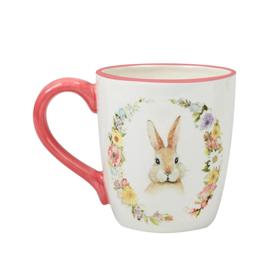 Easter Bunny Garden Mug- Set of 4 Assorted Designs